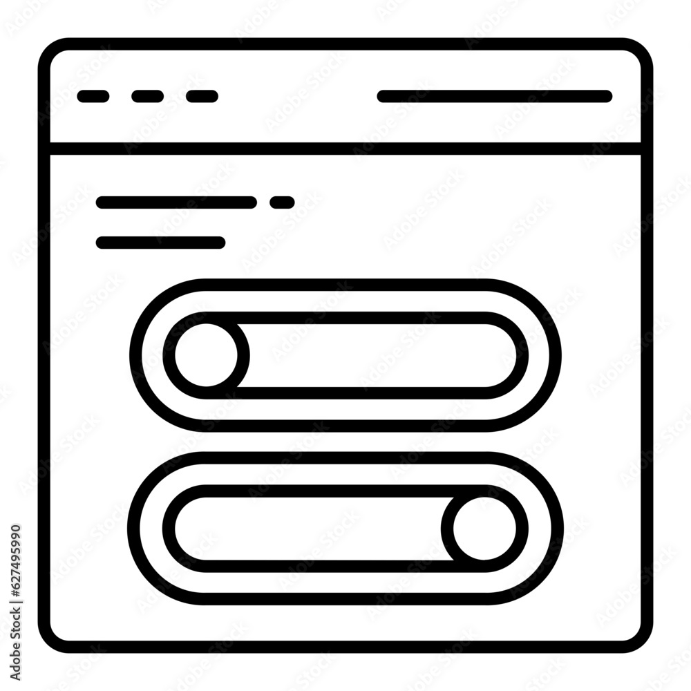 Button Assets Line Icon Button Assets Line Icon