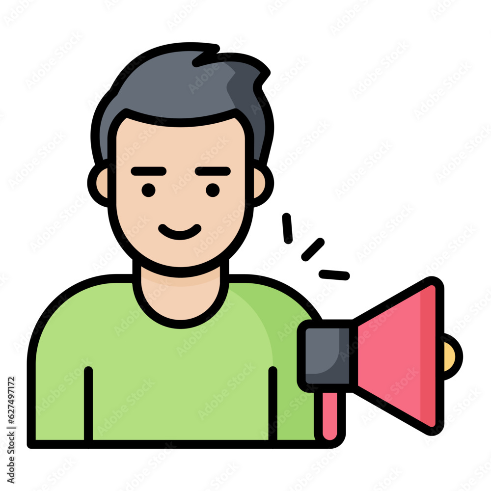 Promoter Line Color Icon Promoter Line Color Icon