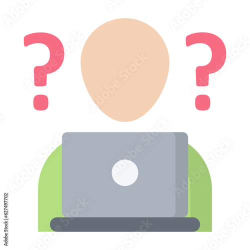 Irritation Flat Icon