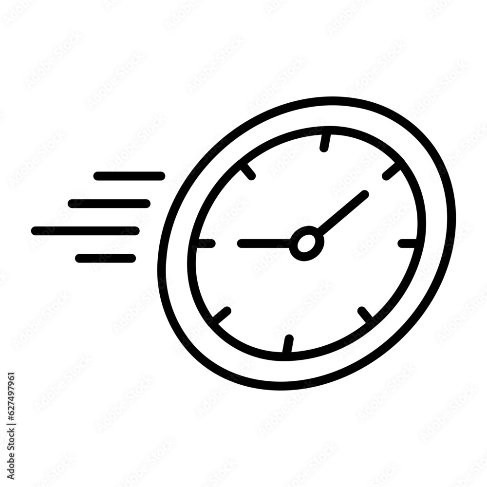 Fast Time Line Icon Fast Time Line Icon