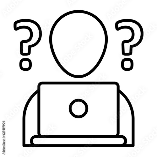 Irritation Line Icon