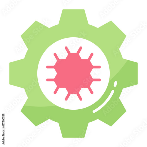 Nanotech Flat Icon