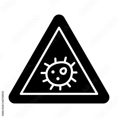 Bio Hazard Glyph Icon