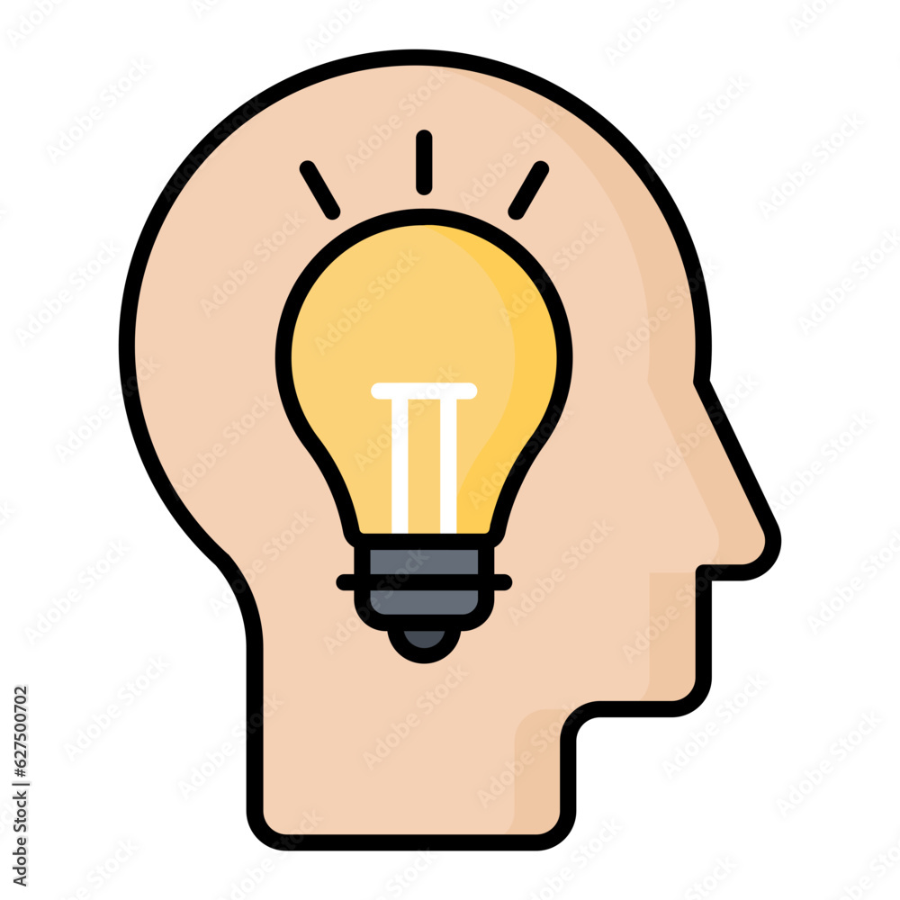 Knowledge Line Color Icon Knowledge Line Color Icon