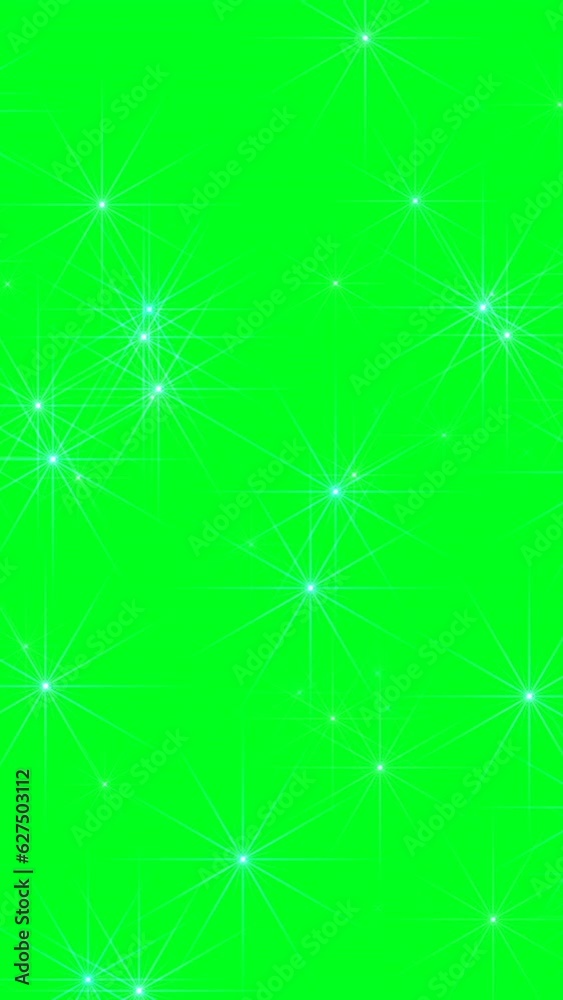 Twinkling Stars On Green Screen vertical video Twinkling Stars On Green Screen vertical video