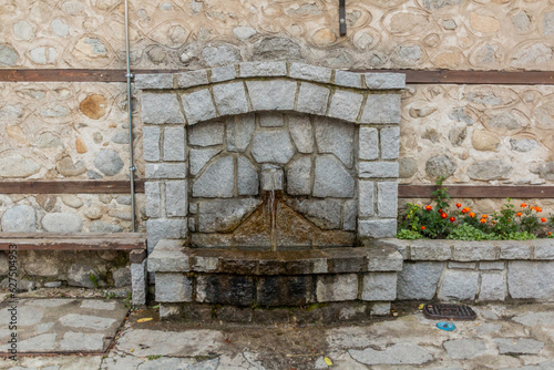 Fountain in Bansko village, Bulgaria