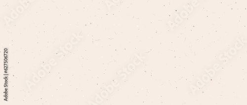Light beige seamless grain paper texture. Vintage ecru background with dots, speckles, specks, flecks and particles. Craft repeating wallpaper. Natural cream grunge surface background. Vector backdrop