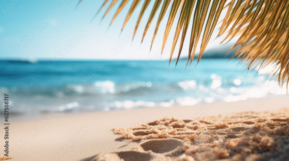 Beautiful background for summer vacation and travel. Generative AI Beautiful background for summer vacation and travel. Generative AI