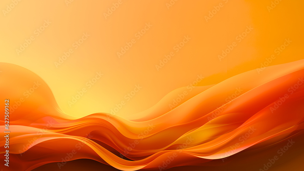 abstract background, orange waves, copy space abstract background, orange waves, copy space