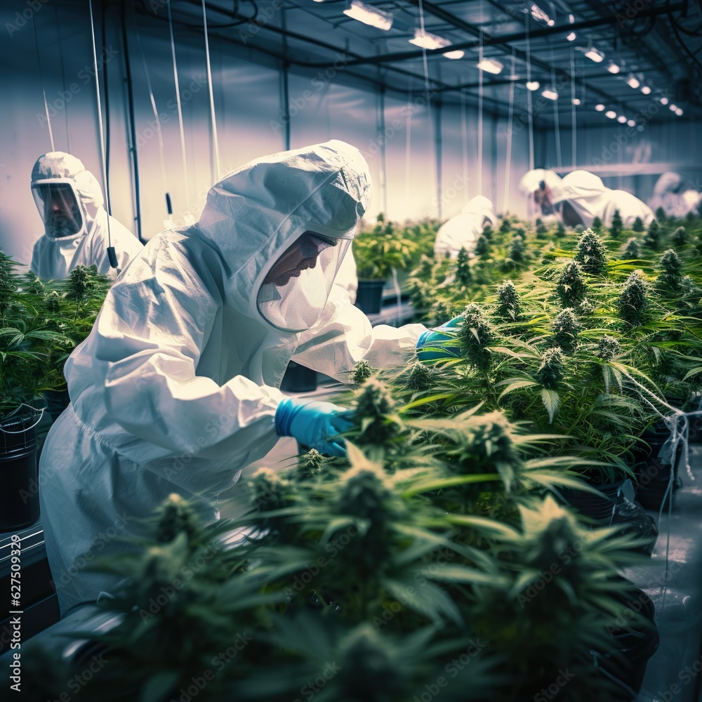 greenhouse where cannabis grows | Generative AI greenhouse where cannabis grows | Generative AI