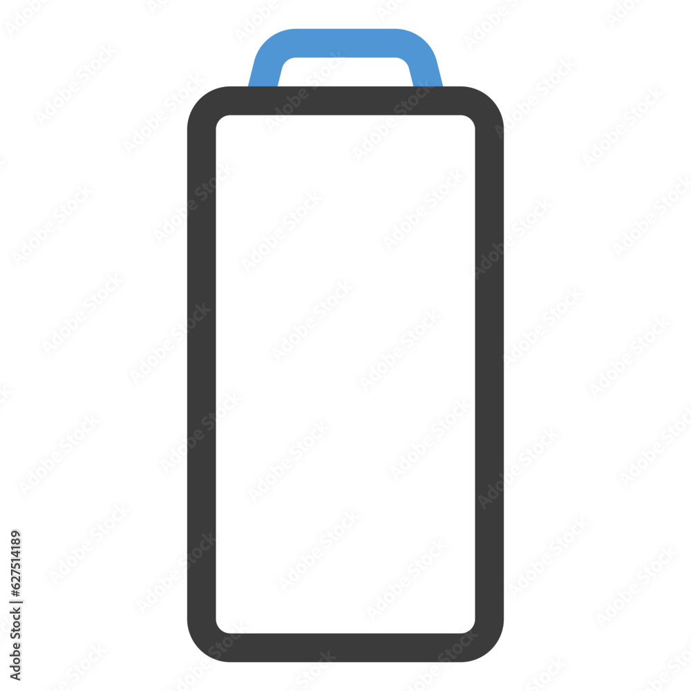 battery icon in color line style battery icon in color line style