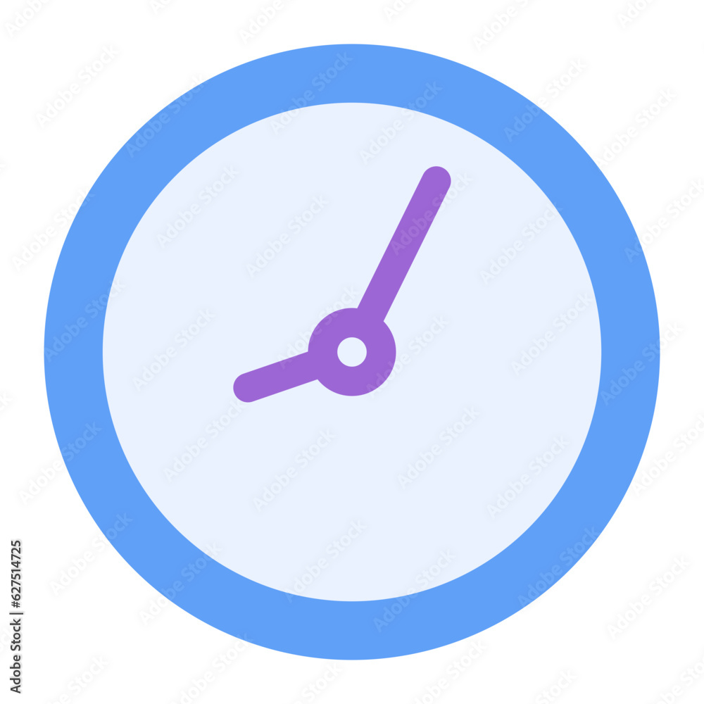 clock icon in flat style clock icon in flat style