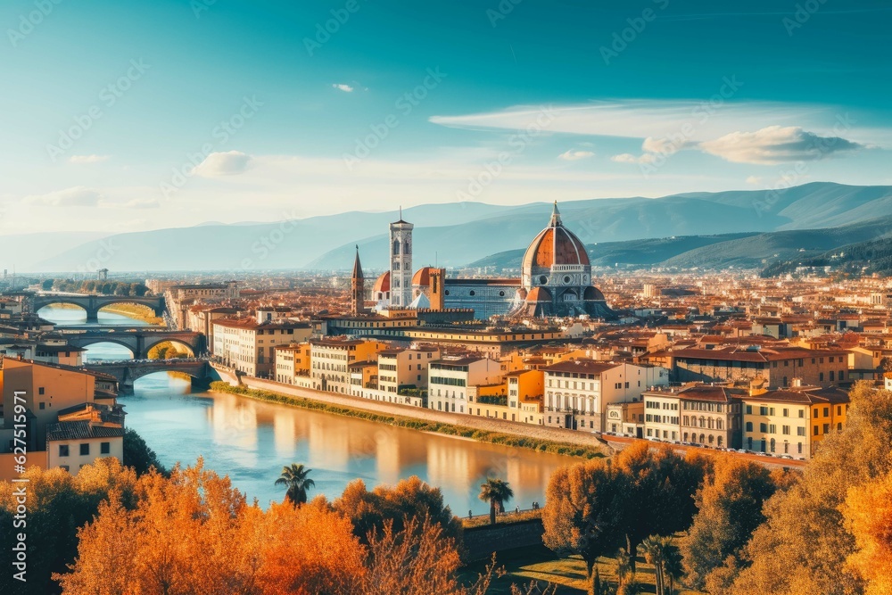 Florence Italy travel destination. Tour tourism exploring.