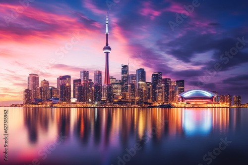 Toronto Canada travel destination. Tour tourism exploring.