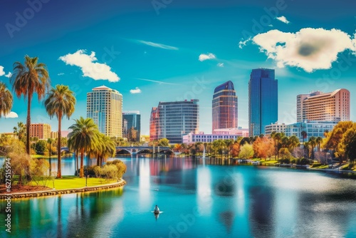 Orlando Florida travel destination. Tour tourism exploring. photo