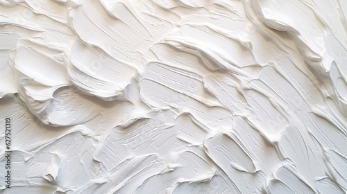 White acrylic paints textured backgrounds.
