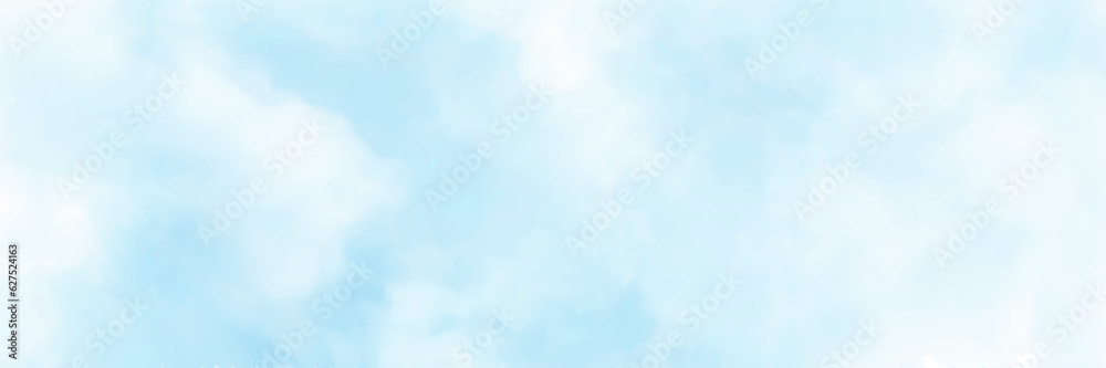 Air clouds in the blue sky. blue backdrop in the air. abstract style for text
