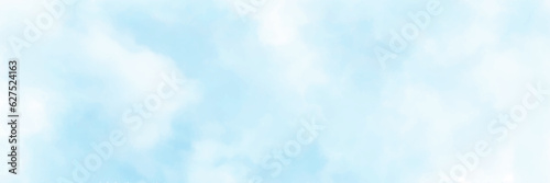 Air clouds in the blue sky. blue backdrop in the air. abstract style for text