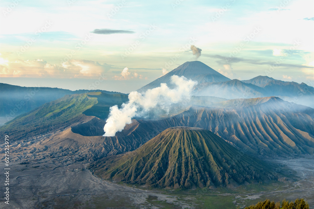 The Mountain of Bromo and Batok, East Java, Indonesia