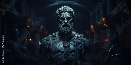 Former Roman emperor Septimius Severus. Generative AI photo