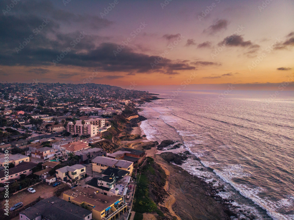 view of Sunset Cliffs in San Diego