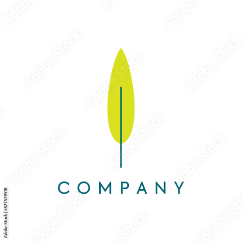 Tree logo design, leaf logo, yoga logo, acupuncture logo, nature logo. eps