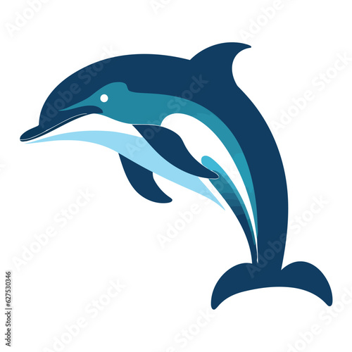 blue dolphin design