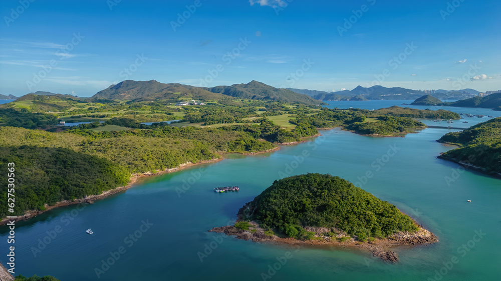 July 24 2023 The bay and shores of Sai Kung, hk July 24 2023 The bay and shores of Sai Kung, hk
