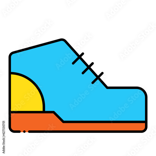 Basketball shoes illustration