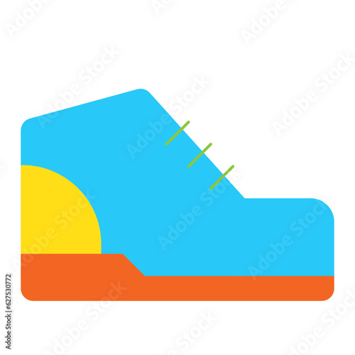 Basketball shoes illustration