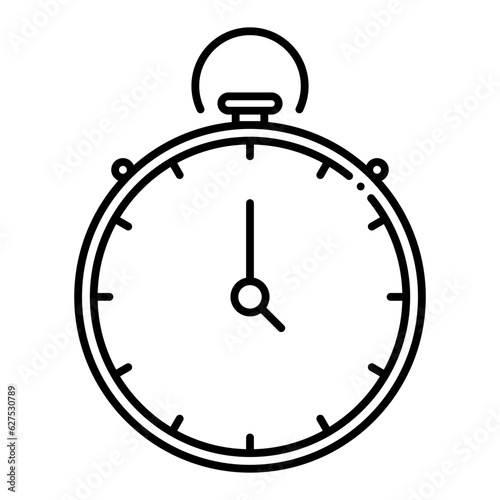 Basketball stopwatch illustration