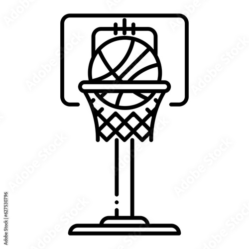 Basketball 3 point illustration