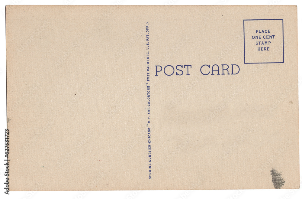 Vintage post card background