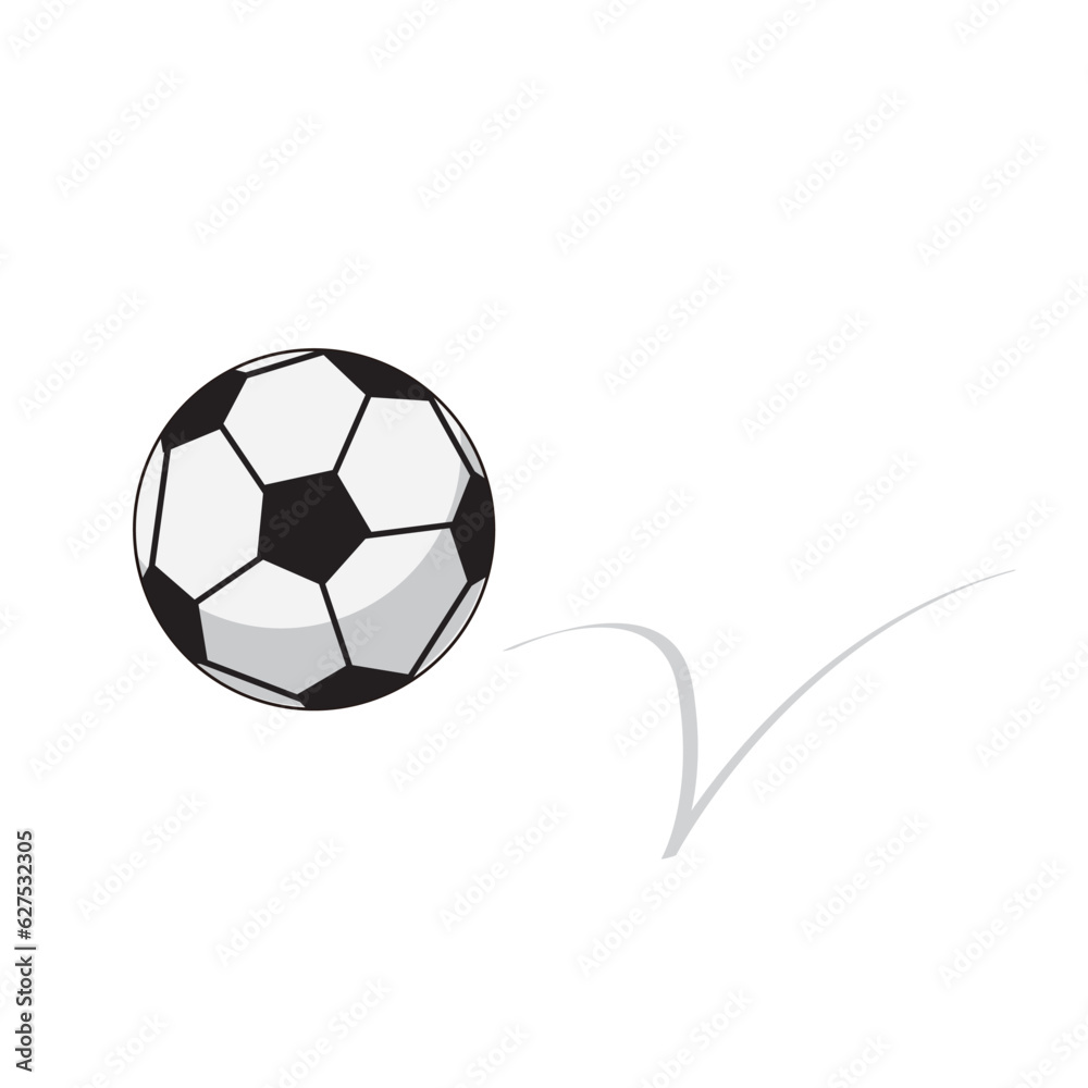 Obraz premium 弾むサッカーボール