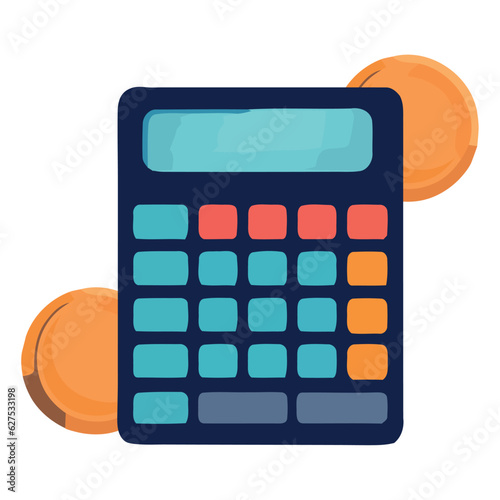 calculator in black color
