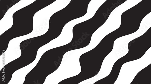 Abstract background with zebra stripes textured. Wavy background with black colour.