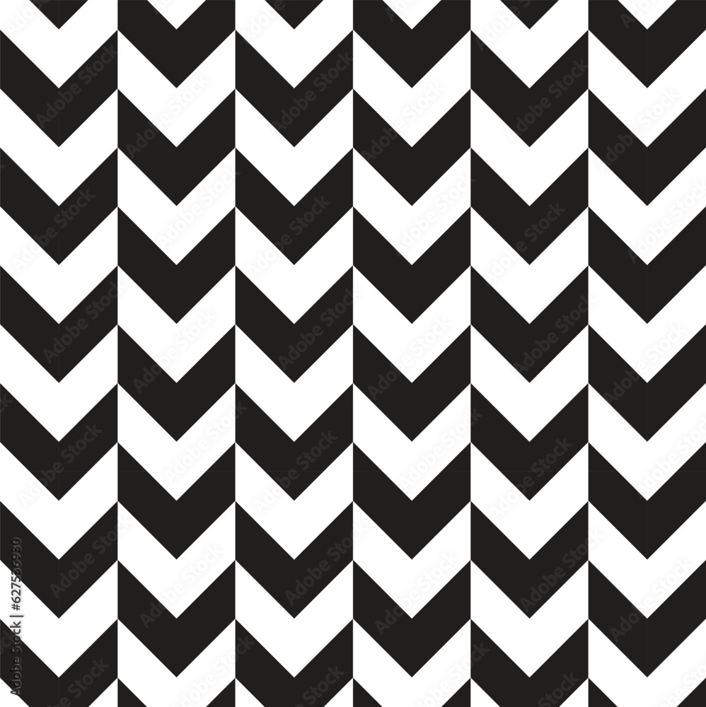 Black and white geometric seamless pattern. Vector background. Black and white texture with optical illusion effect. Print Black and white geometric seamless pattern. Vector background. Black and white texture with optical illusion effect. Print