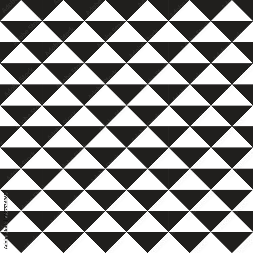 Black and white geometric seamless pattern. Vector background. Black and white texture with optical illusion effect. Print Black and white geometric seamless pattern. Vector background. Black and white texture with optical illusion effect. Print