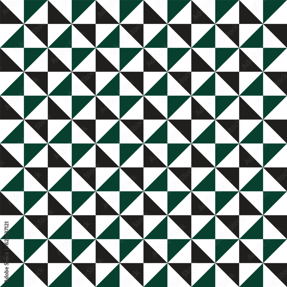 geometric windmill blank and green seamless pattern geometric windmill blank and green seamless pattern