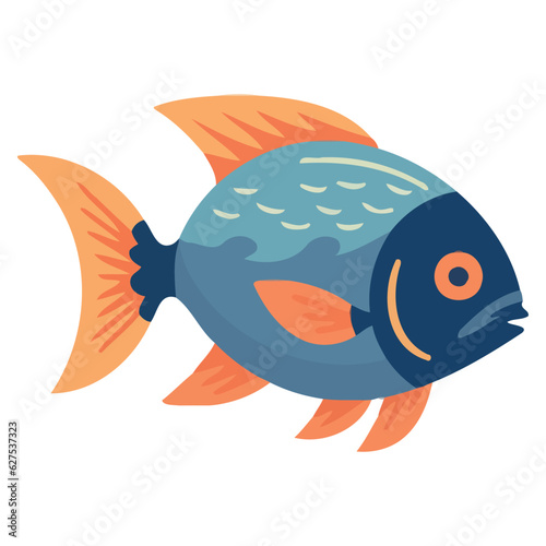 Golden carp illustration