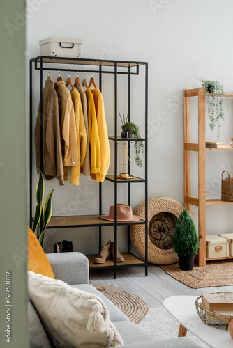 Interior of living room wit...