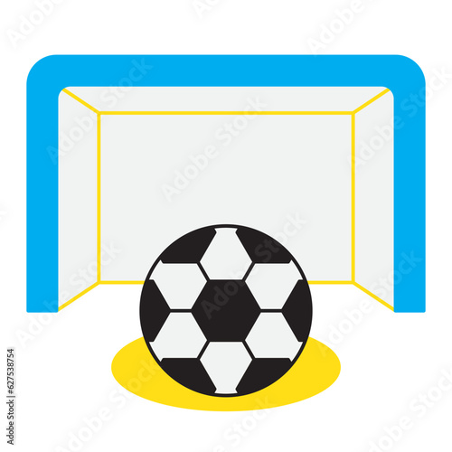 Football penalty illustration