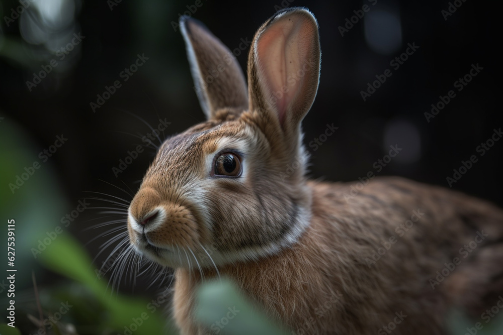 Fototapeta premium Rabbit in the grass