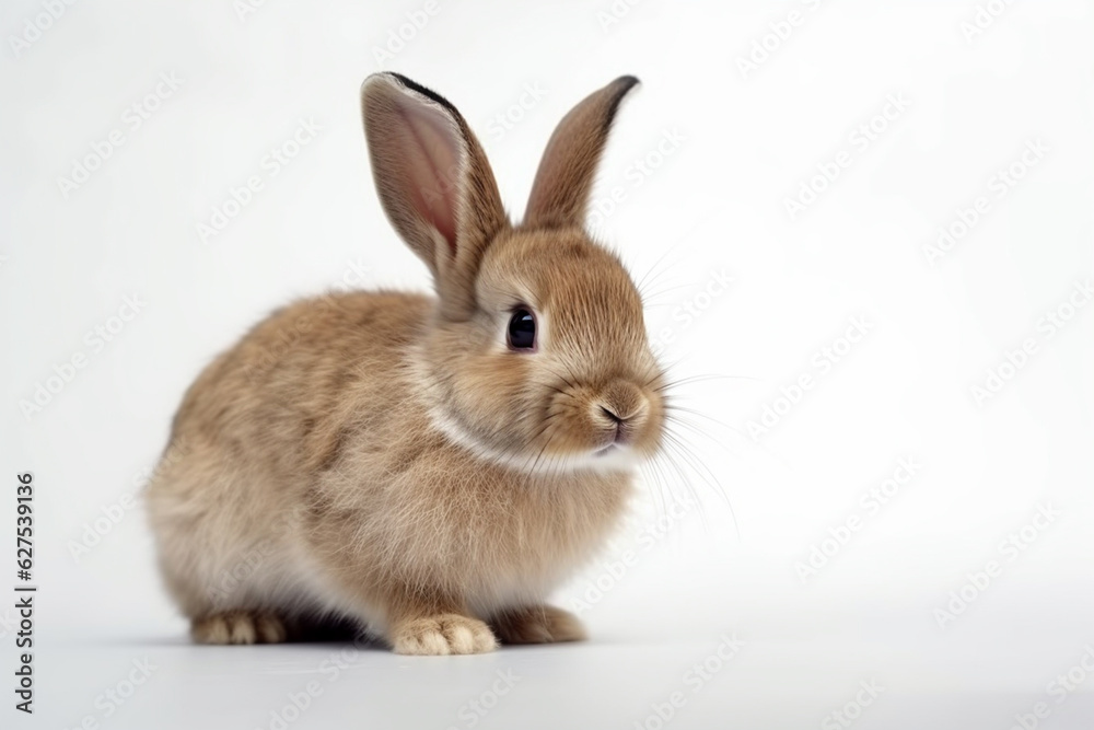 rabbit on white background rabbit on white background