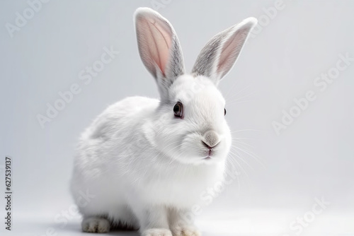 rabbit on white background © วรุตม์ ไชยรัตน์