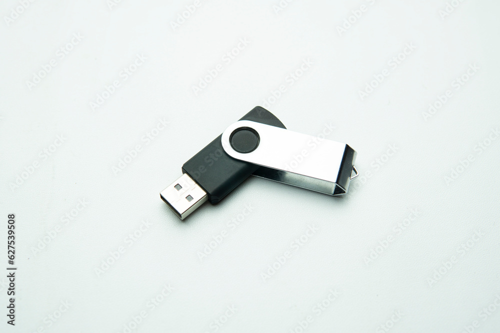 USB flash drive isolated on white background USB flash drive isolated on white background