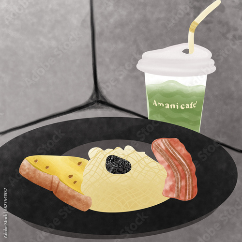 chip cookies and milk
