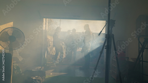 BTS shots of a local short film production callled 