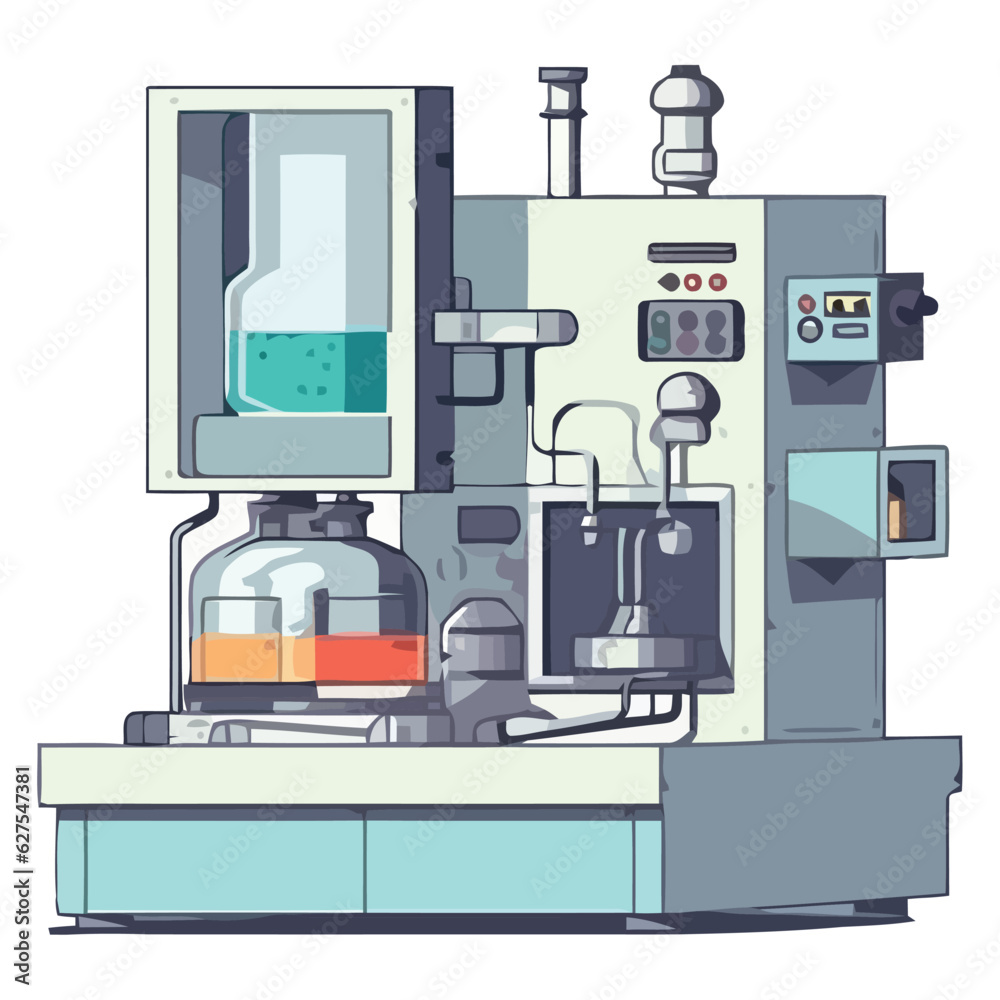 Modern factory machinery Modern factory machinery