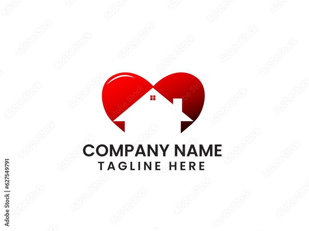 Home love logo design. House care. Real estate. Building. Love house. Cear logo. Business. Finance. Love vector. Premium template Home love logo design. House care. Real estate. Building. Love house. Cear logo. Business. Finance. Love vector. Premium template